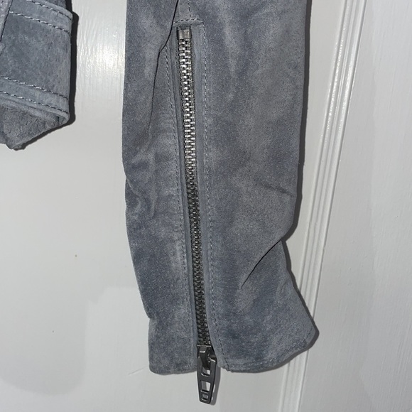 Genuine Suede Moto Jacket - Picture 8 of 9